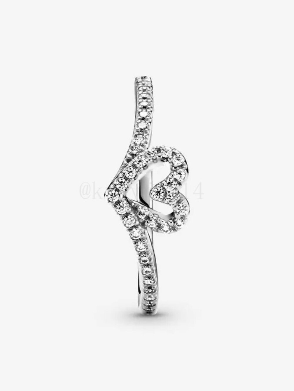 Pandora Sparkling Heart Ring - Picture 3 of 4